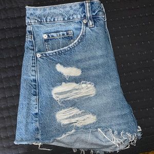 Garage Denim Mom Shorts
